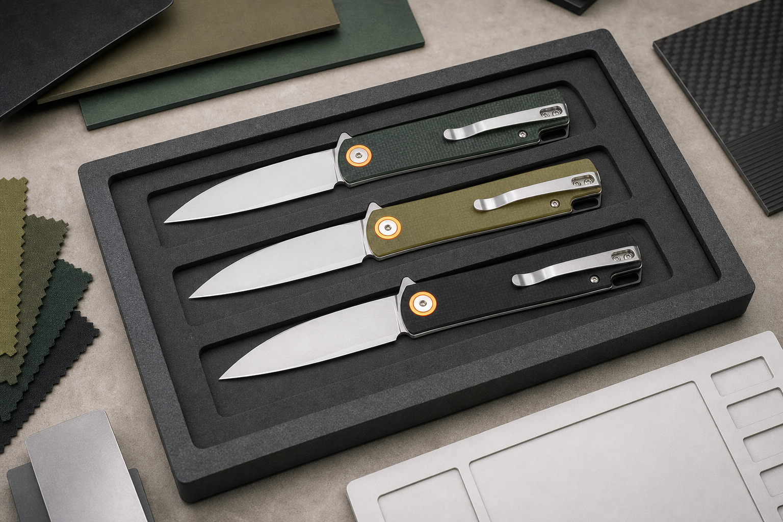 folding pocket knife customization level planning
