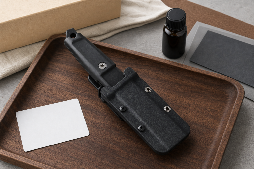 hunting knife safe-use design and sheath planning