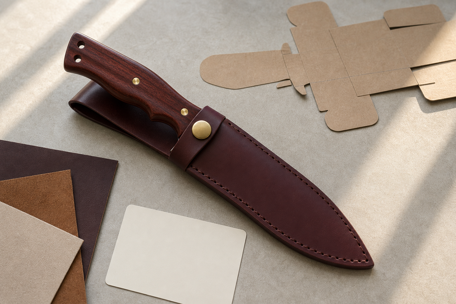 hunting knife safe use design planning