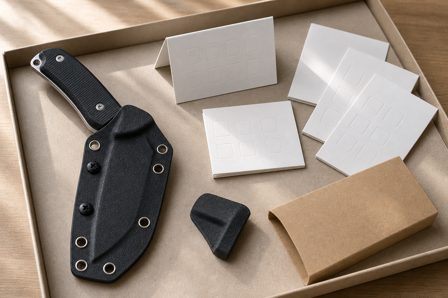 hunting knife instruction card safe use planning