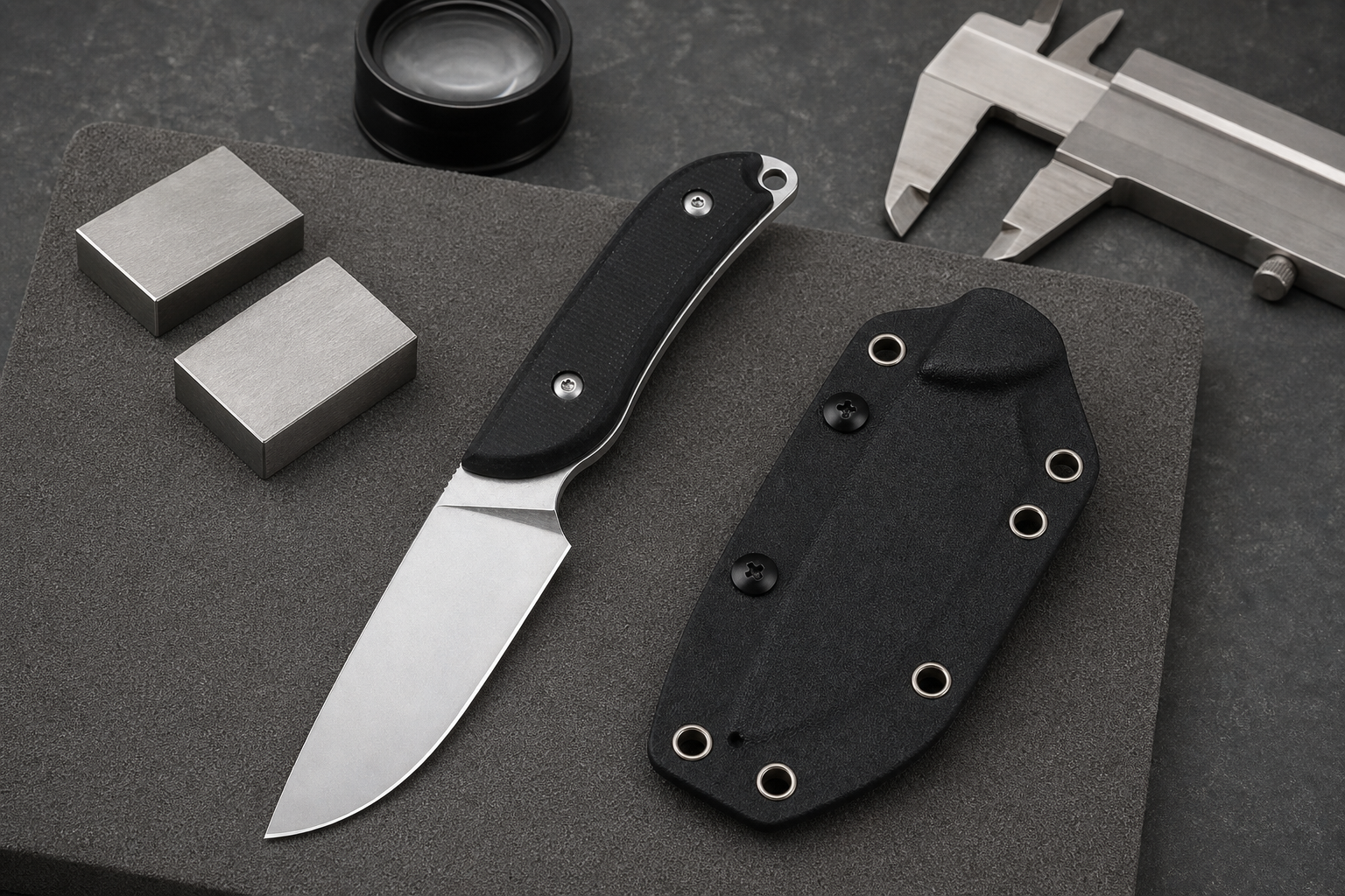 hunting knife final QC specification check
