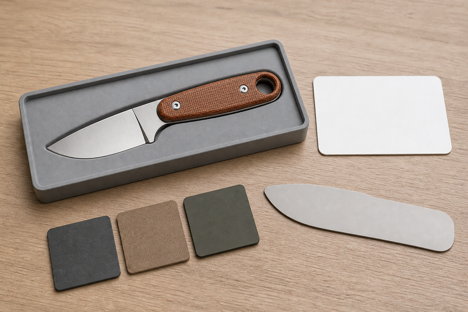 Japanese-style outdoor knife design adaptation