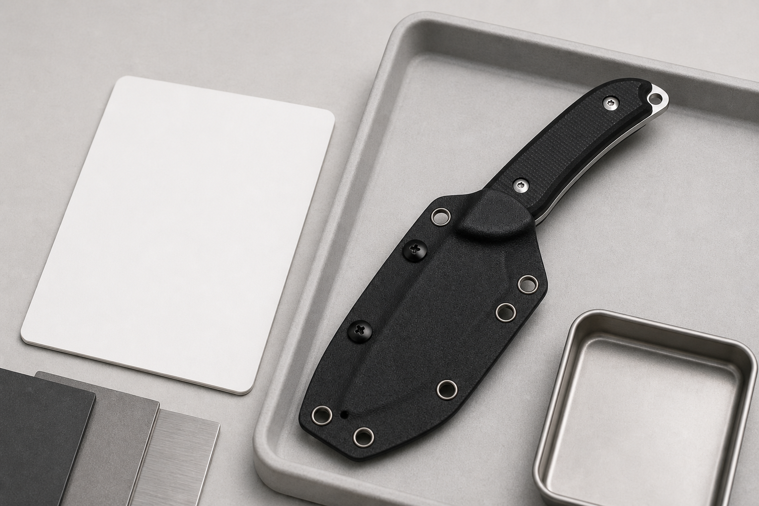 Japanese-style outdoor knife manufacturing methods