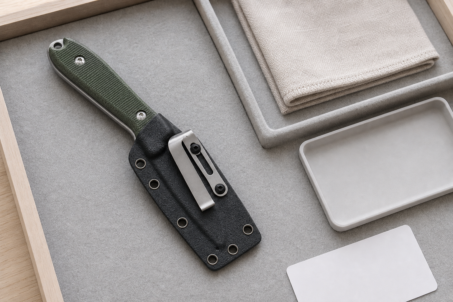 Japanese-style outdoor knife maintenance guidance