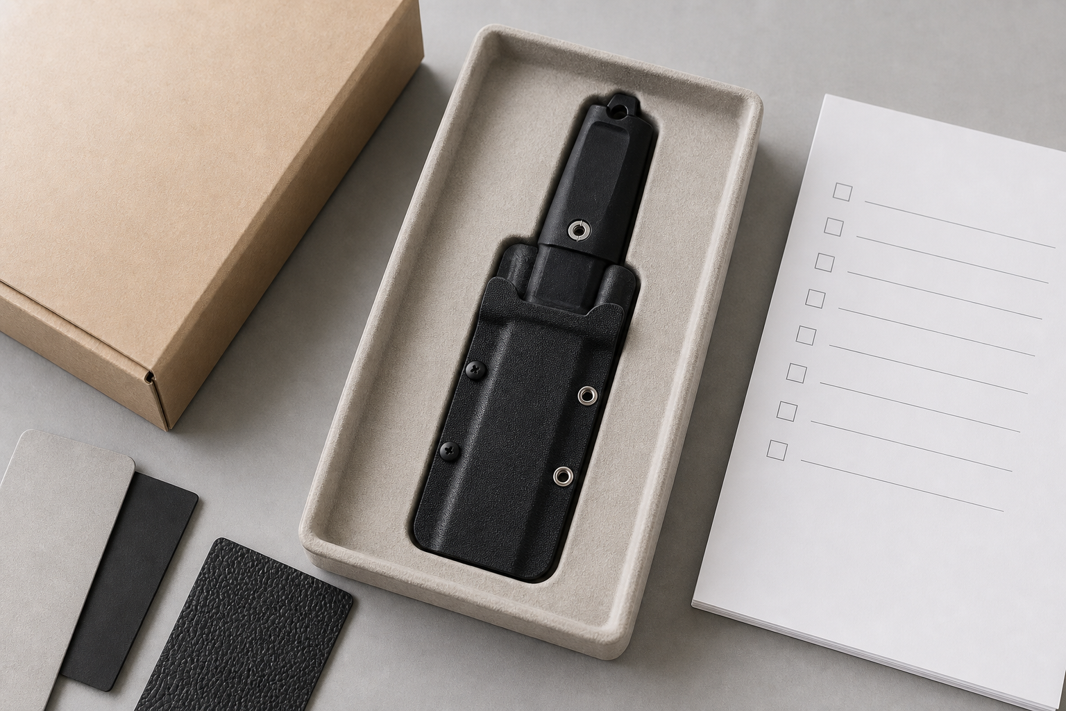 knife blade shape RFQ checklist