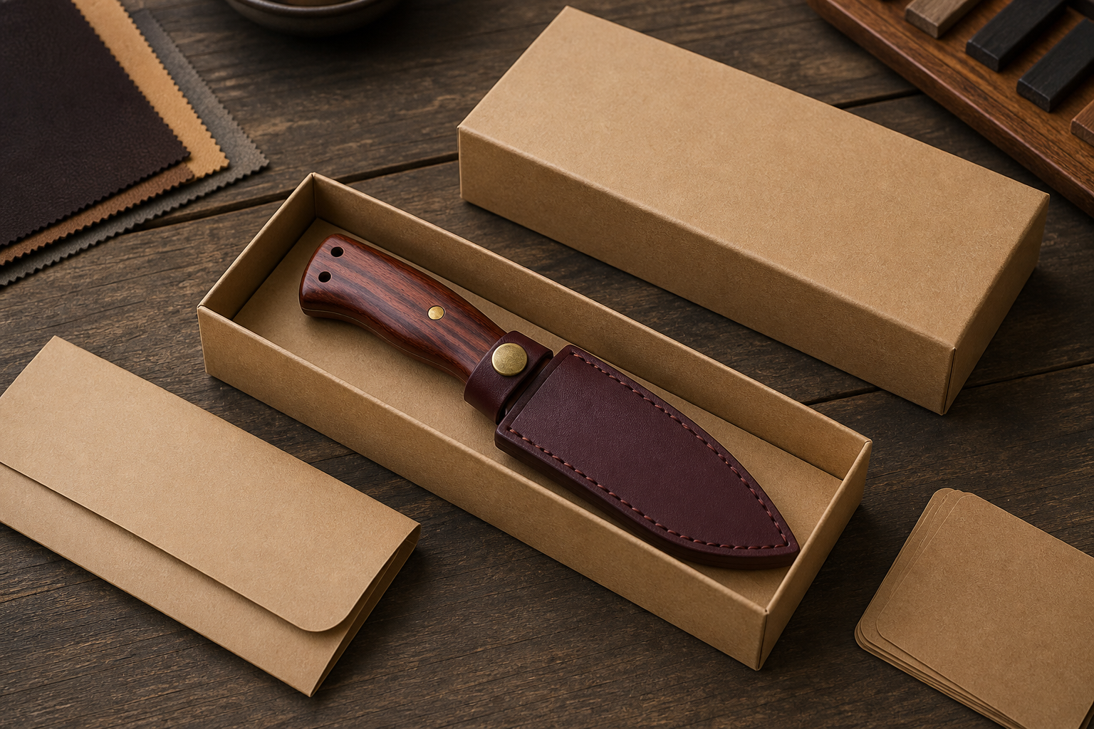 knife brand packaging copy planning