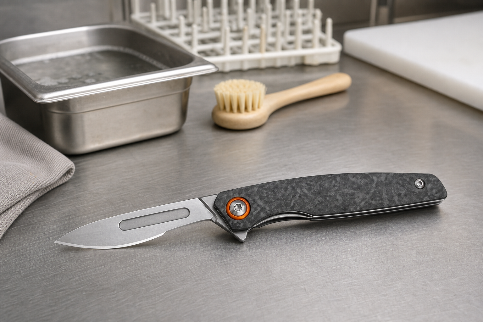commercial knife continuous use timing