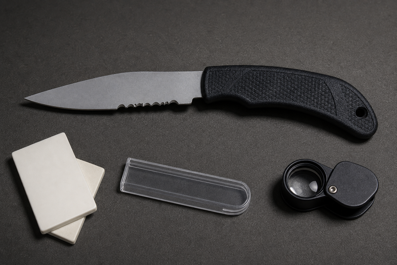 serrated and partially serrated knife edge planning