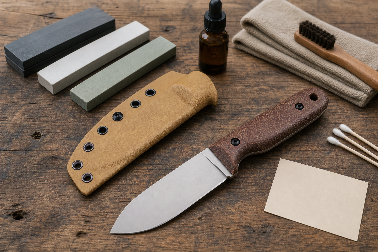 knife edge sharpening maintenance instructions