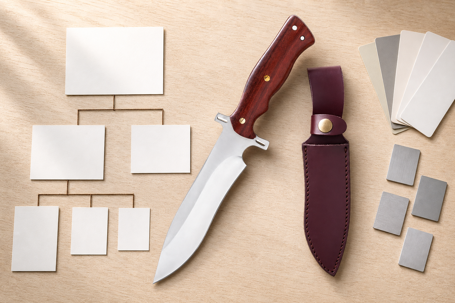 knife forging route planning