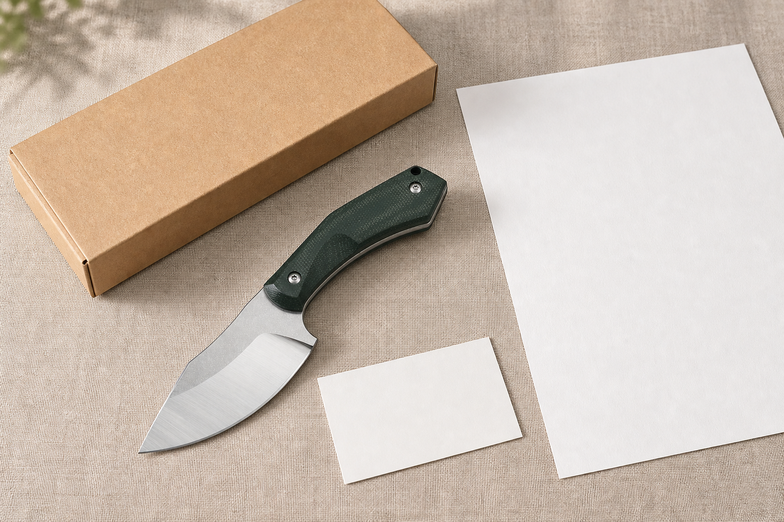 forged knife packaging product copy review
