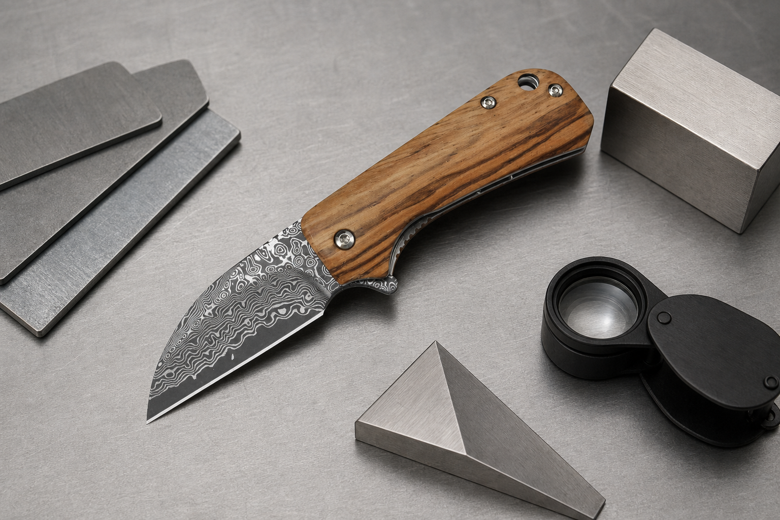 knife steel heat treatment edge geometry