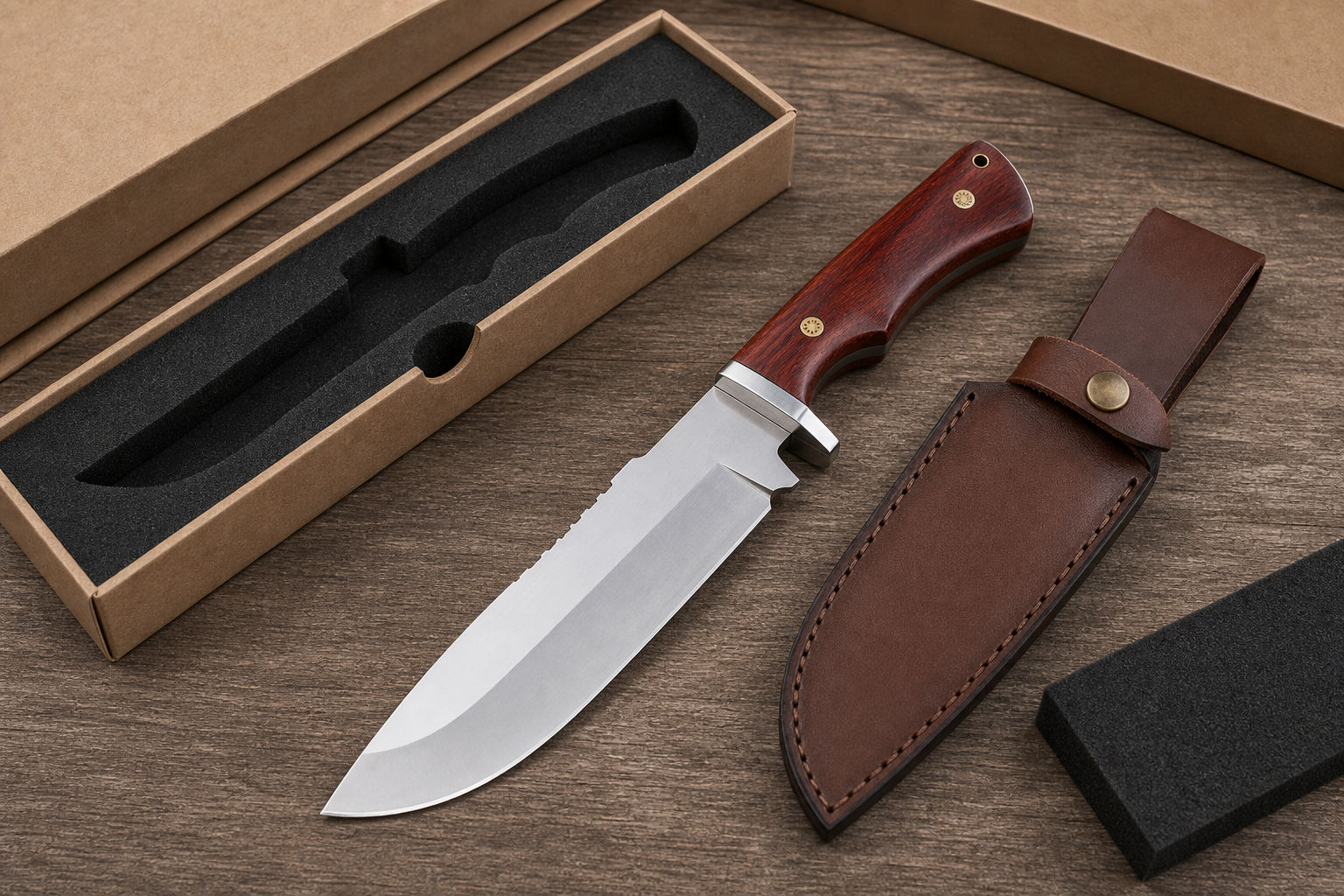 machete sheath and packaging design