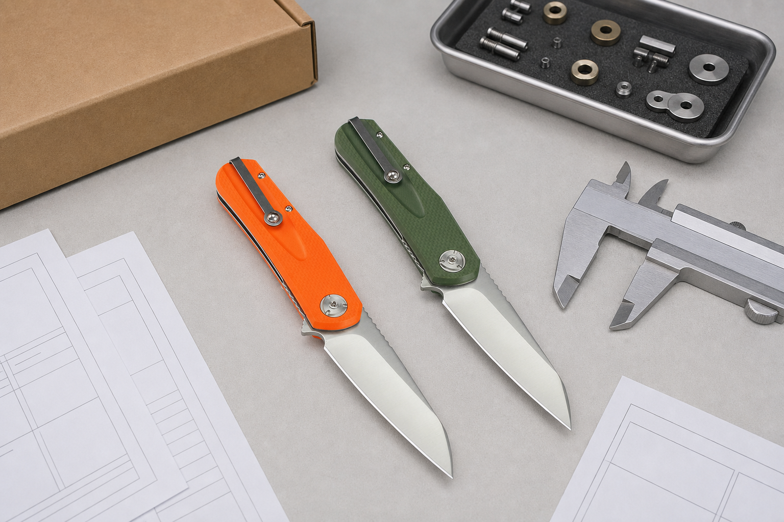 mini automatic knife RFQ mechanism details