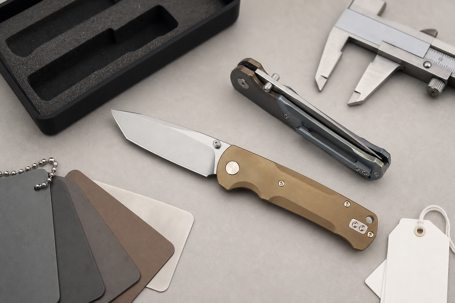 mini automatic knife QC classification check