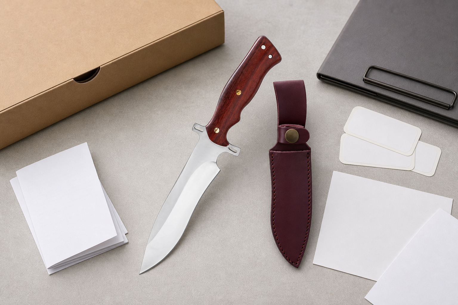 neck knife warning and label review