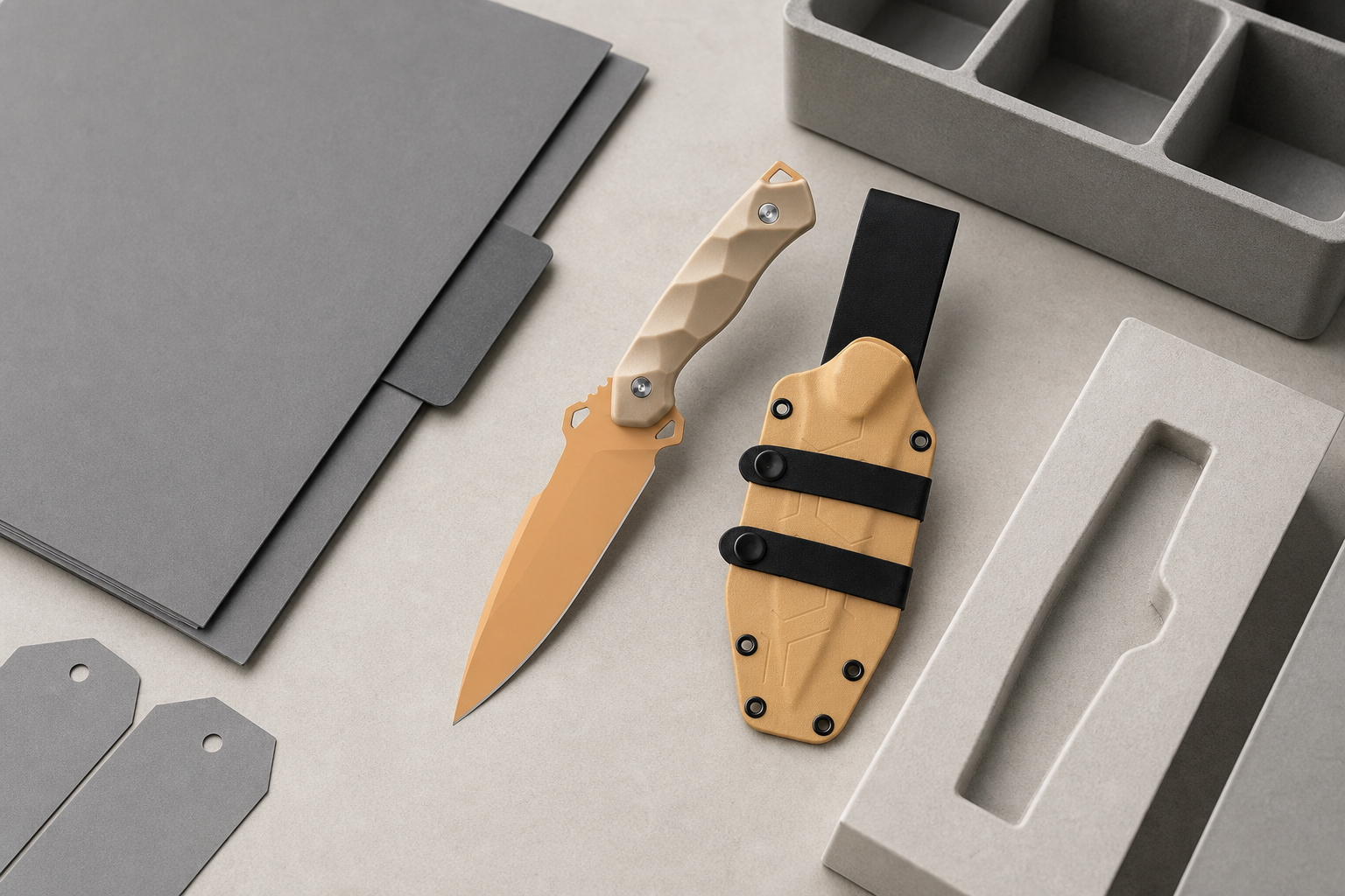 neck knife travel and channel compliance