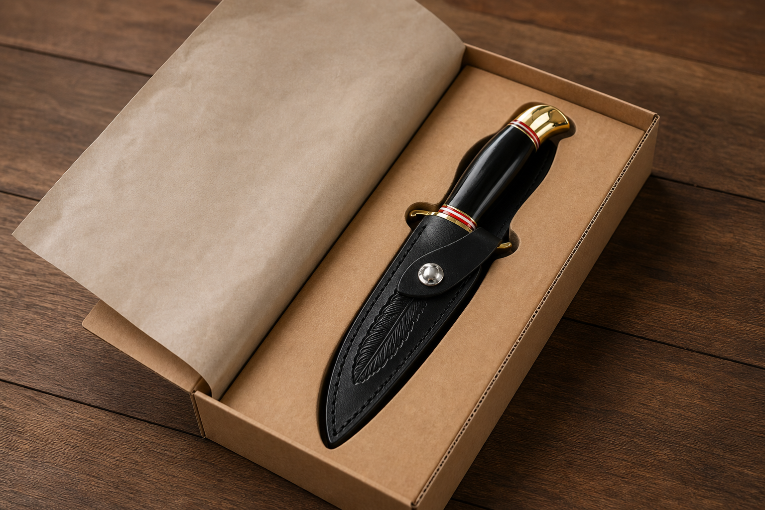wrapping old knives for safe disposal