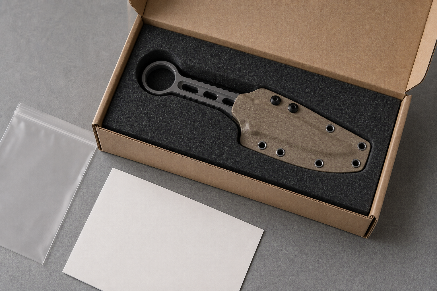 old knife return packaging guidance