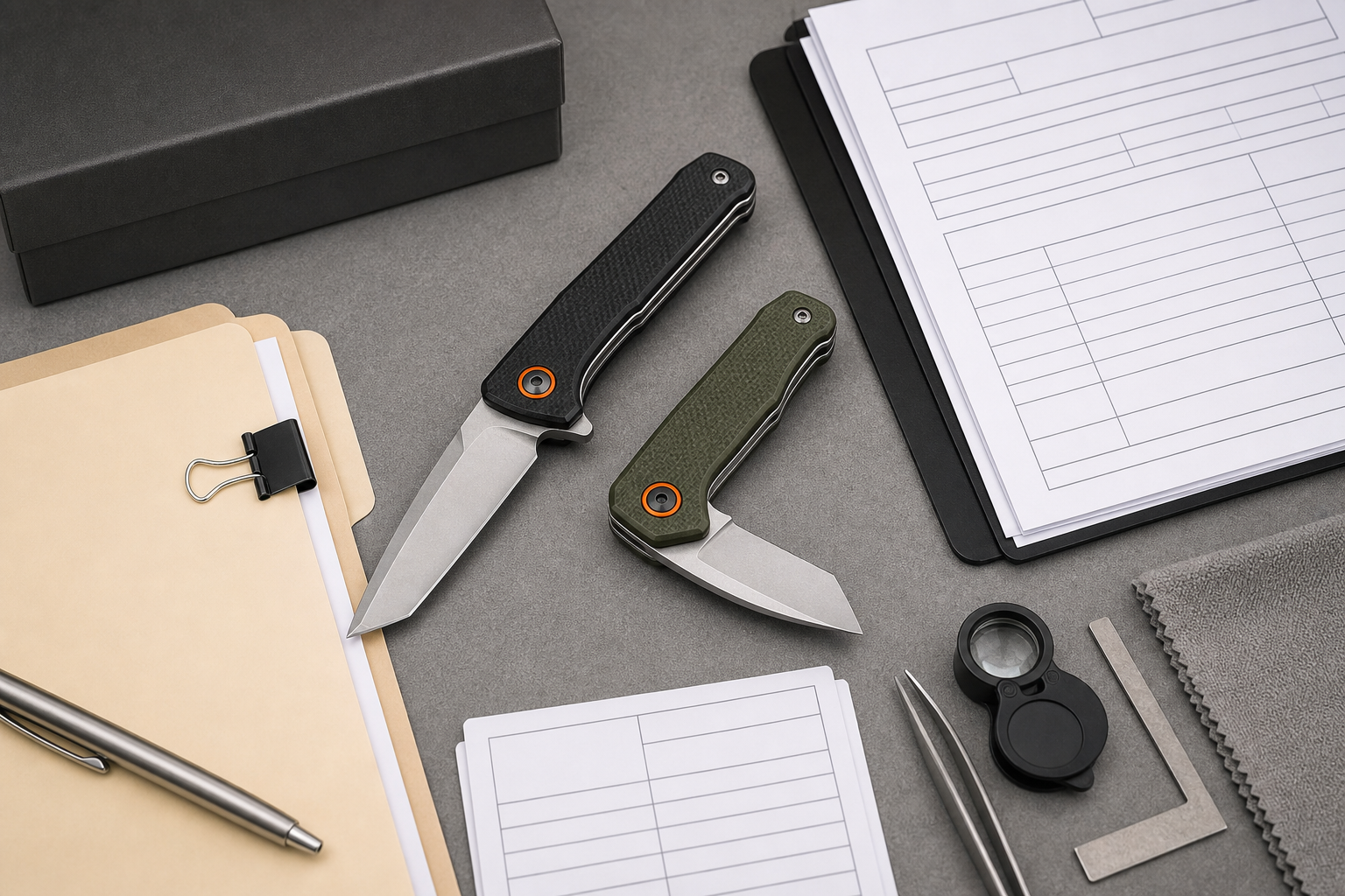 OTF knife purchase file documentation