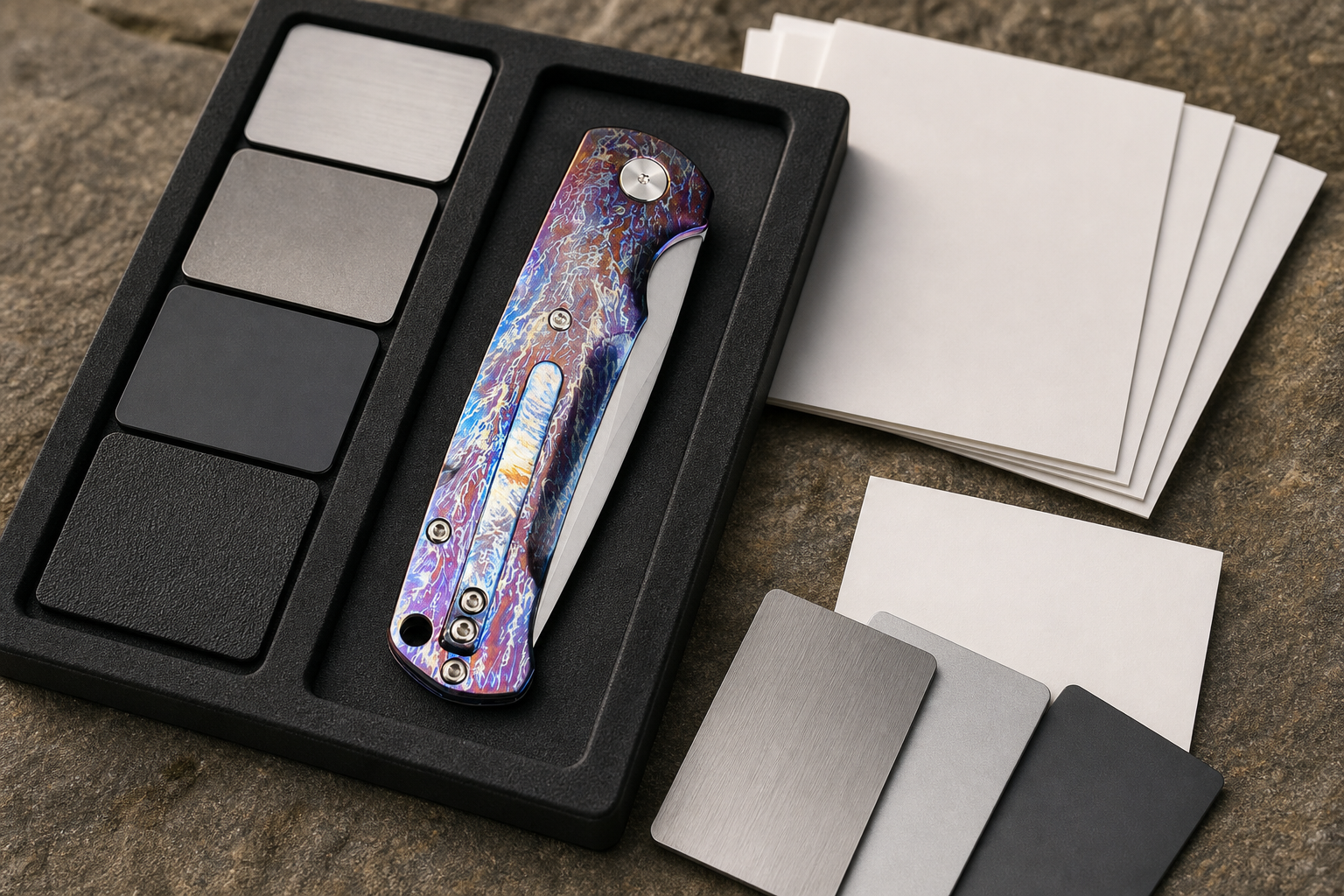 outdoor folding knife handle material grip review