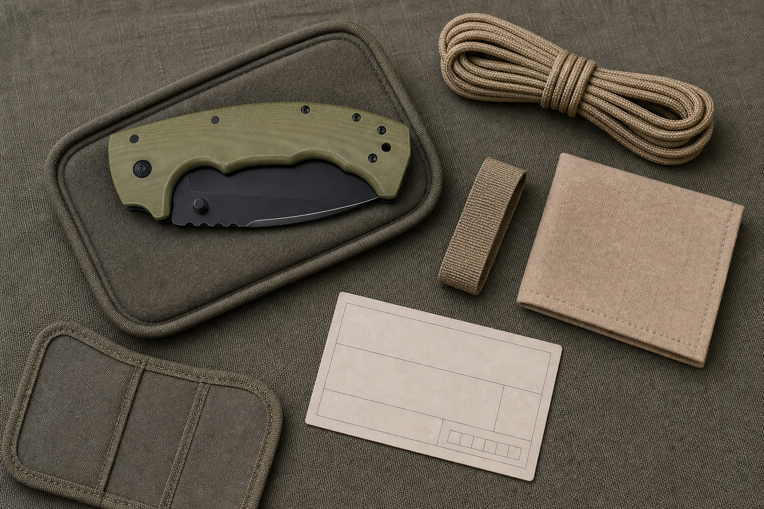 cordage and gear repair knife design