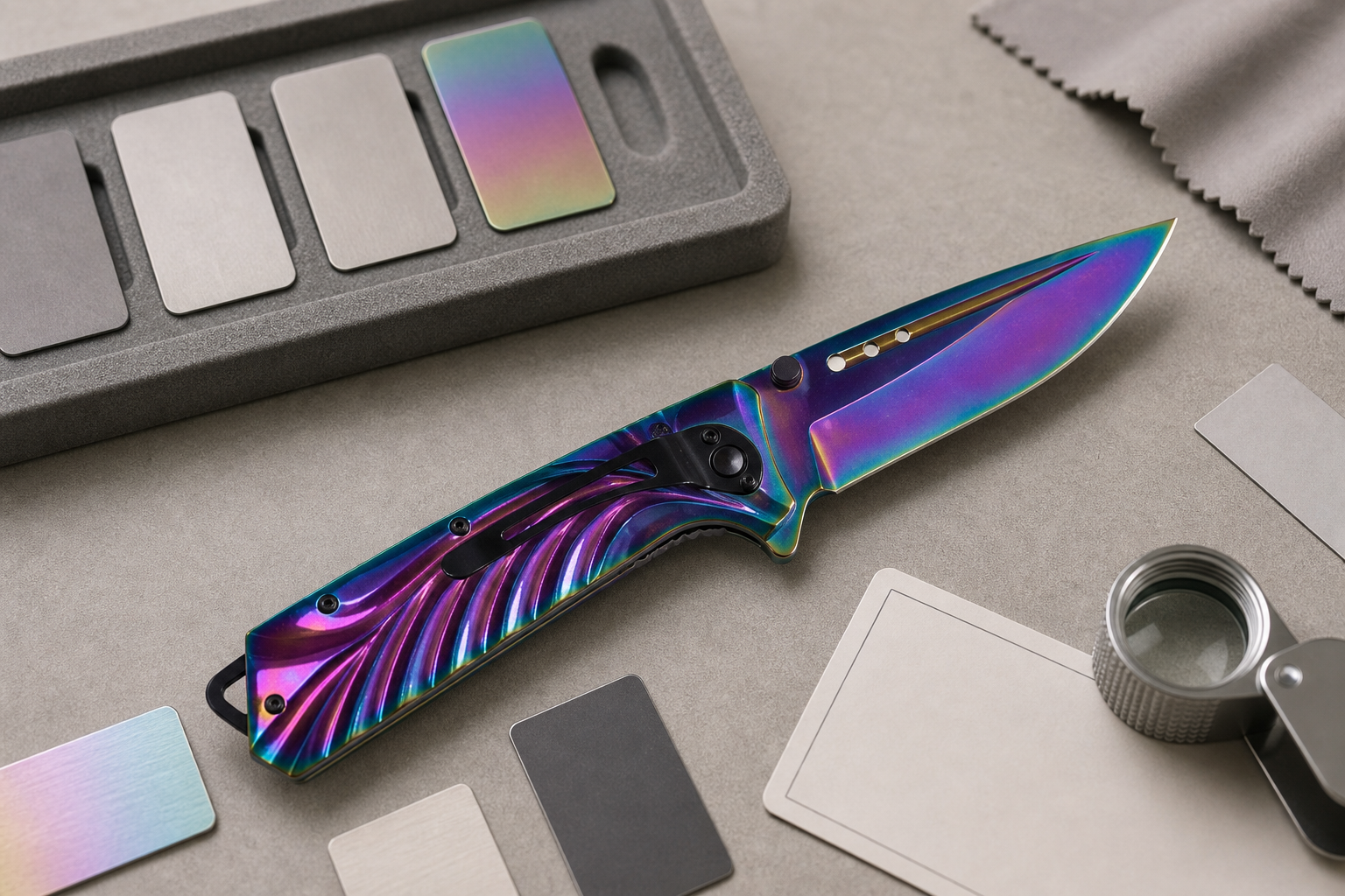 pink knife material coating review