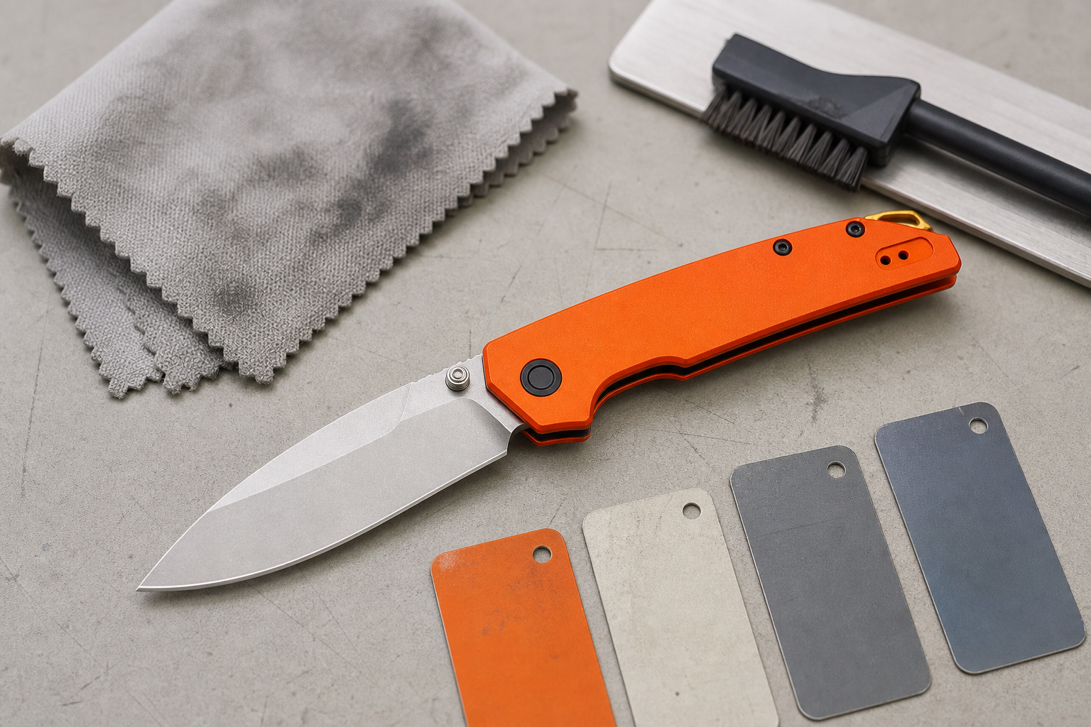 pink knife color durability testing