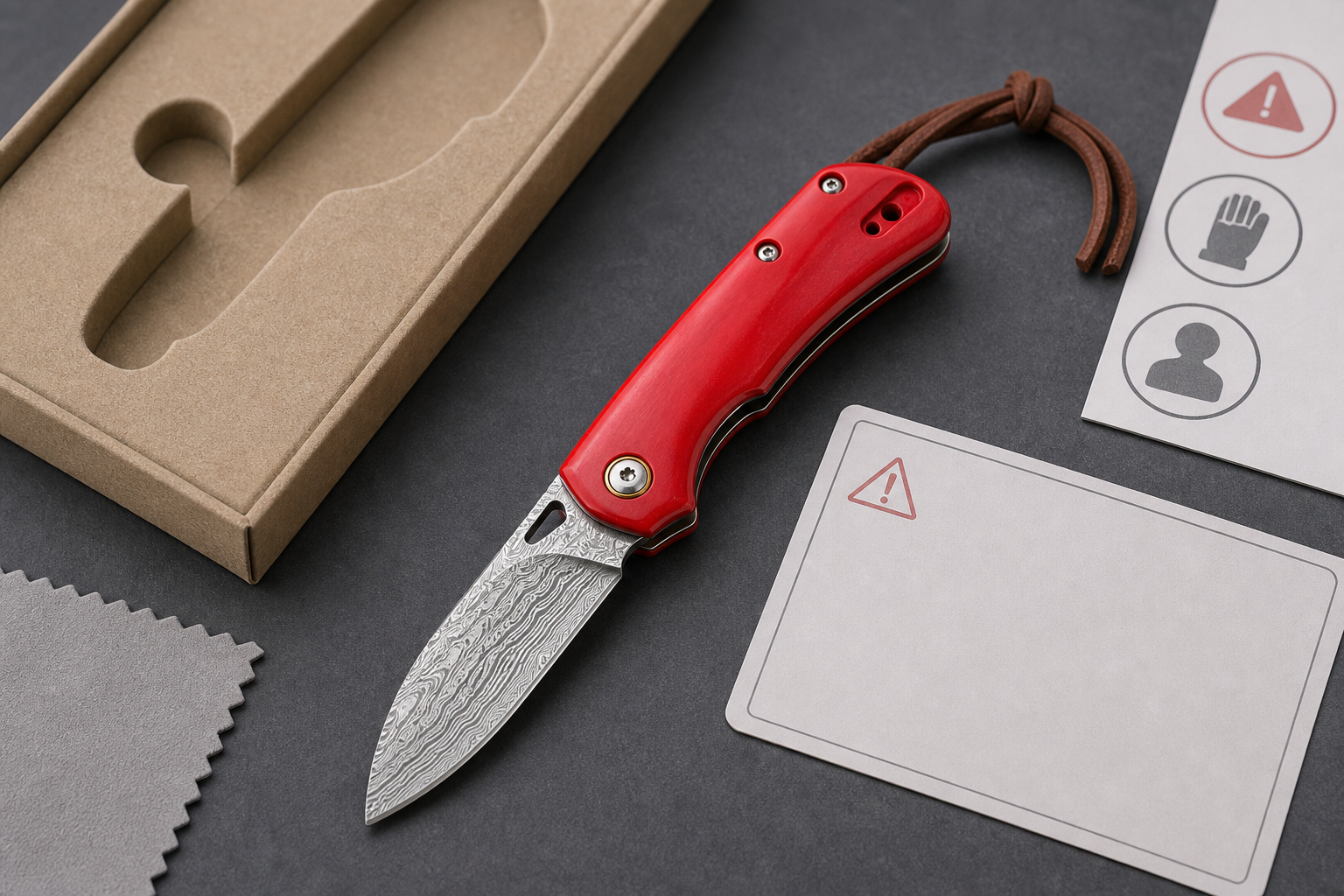pink knife warning label review