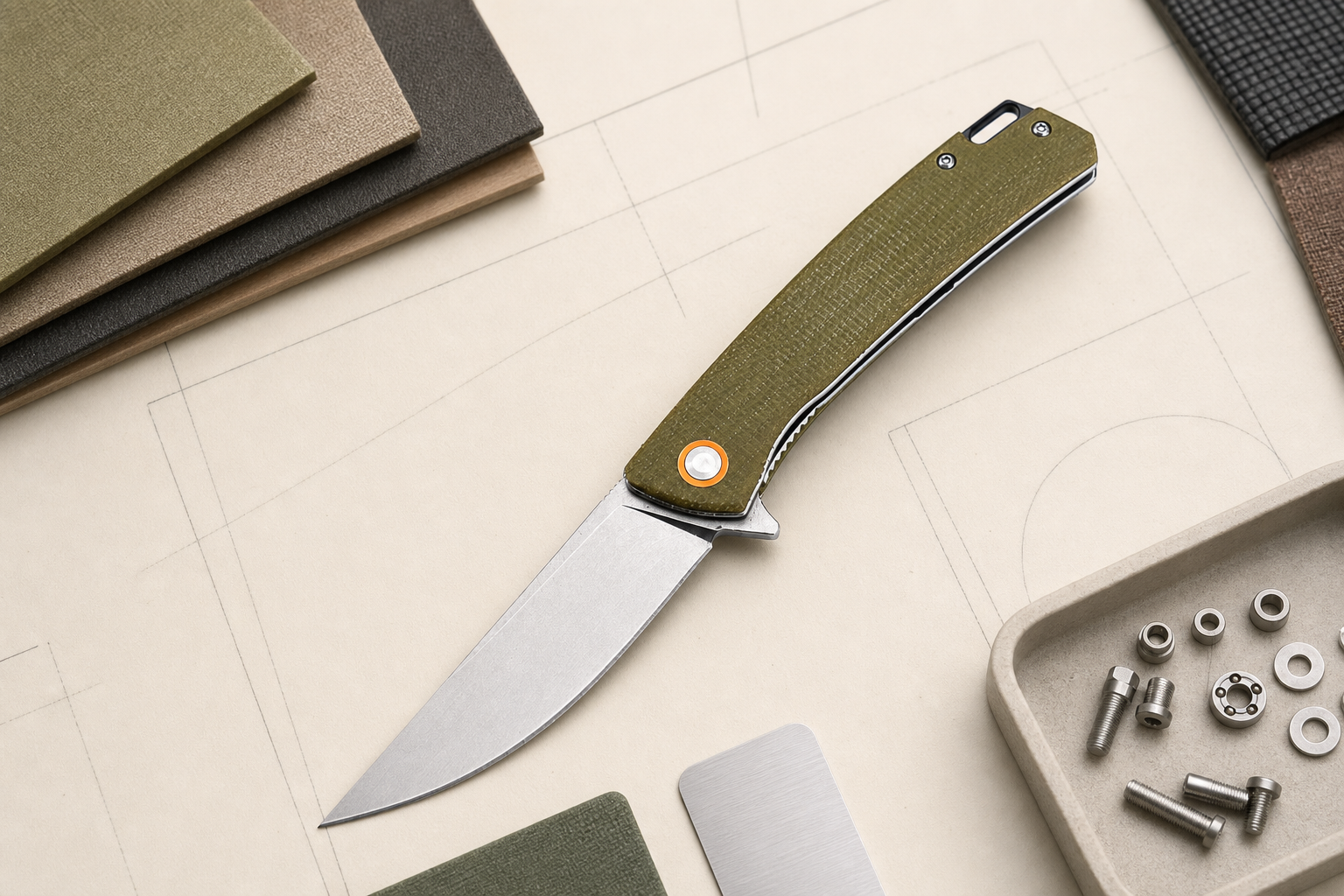 pocket knife history product development planning