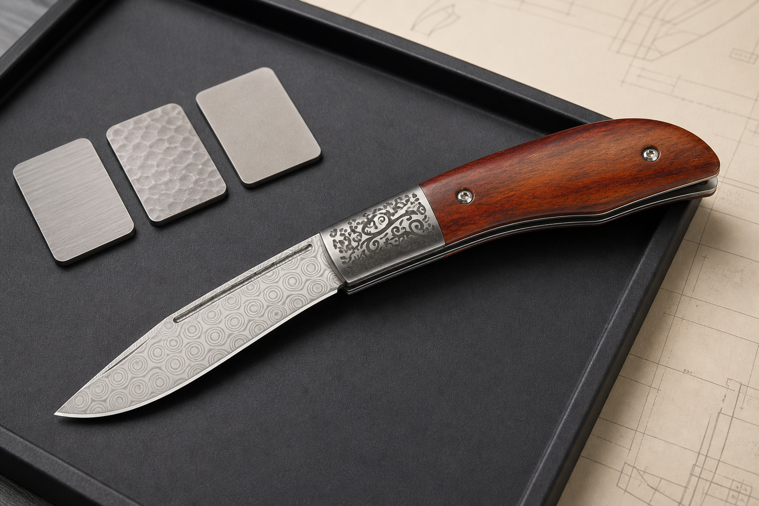 traditional slip joint folder design lesson