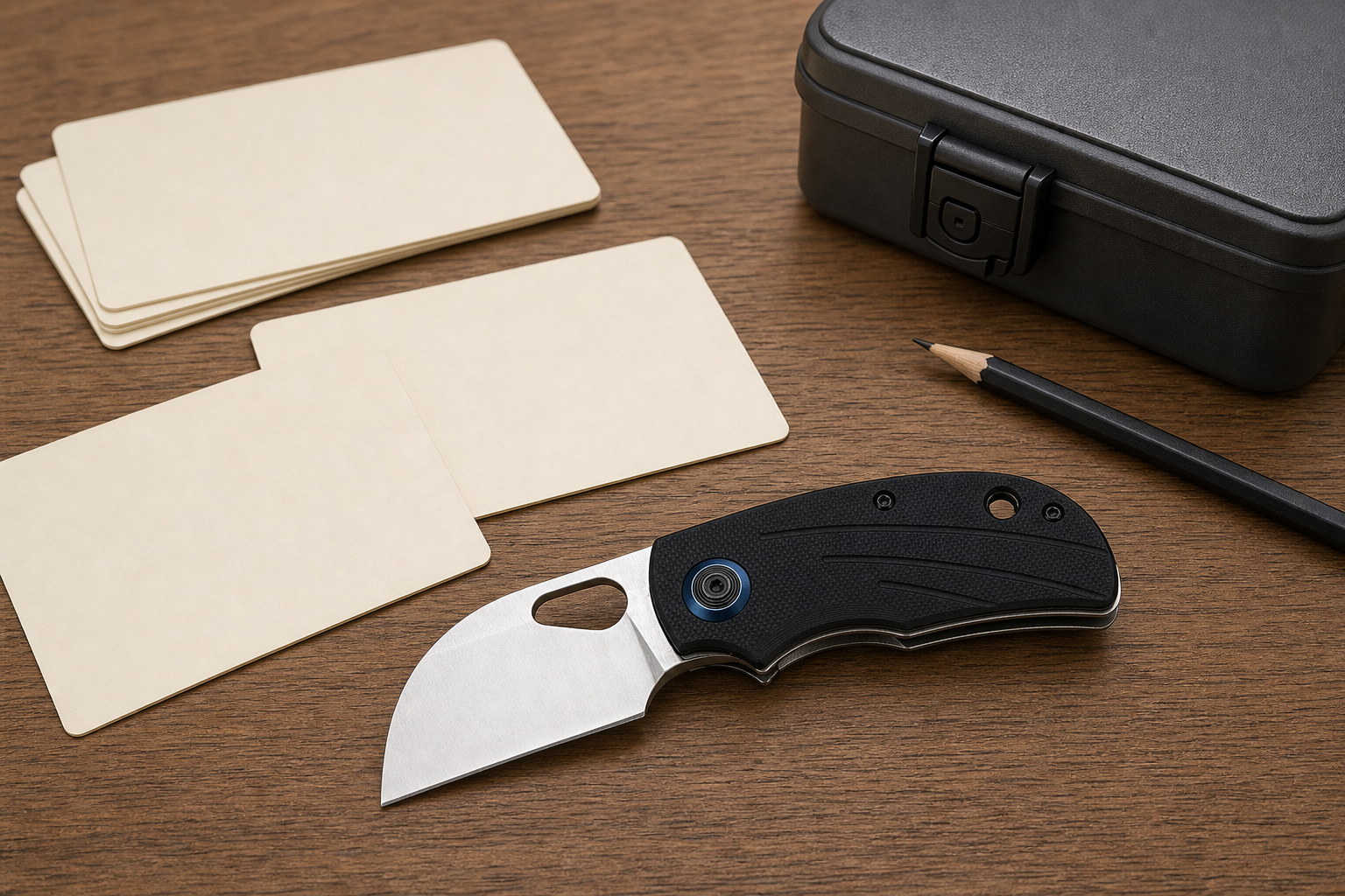 pocket knife safety education card planning