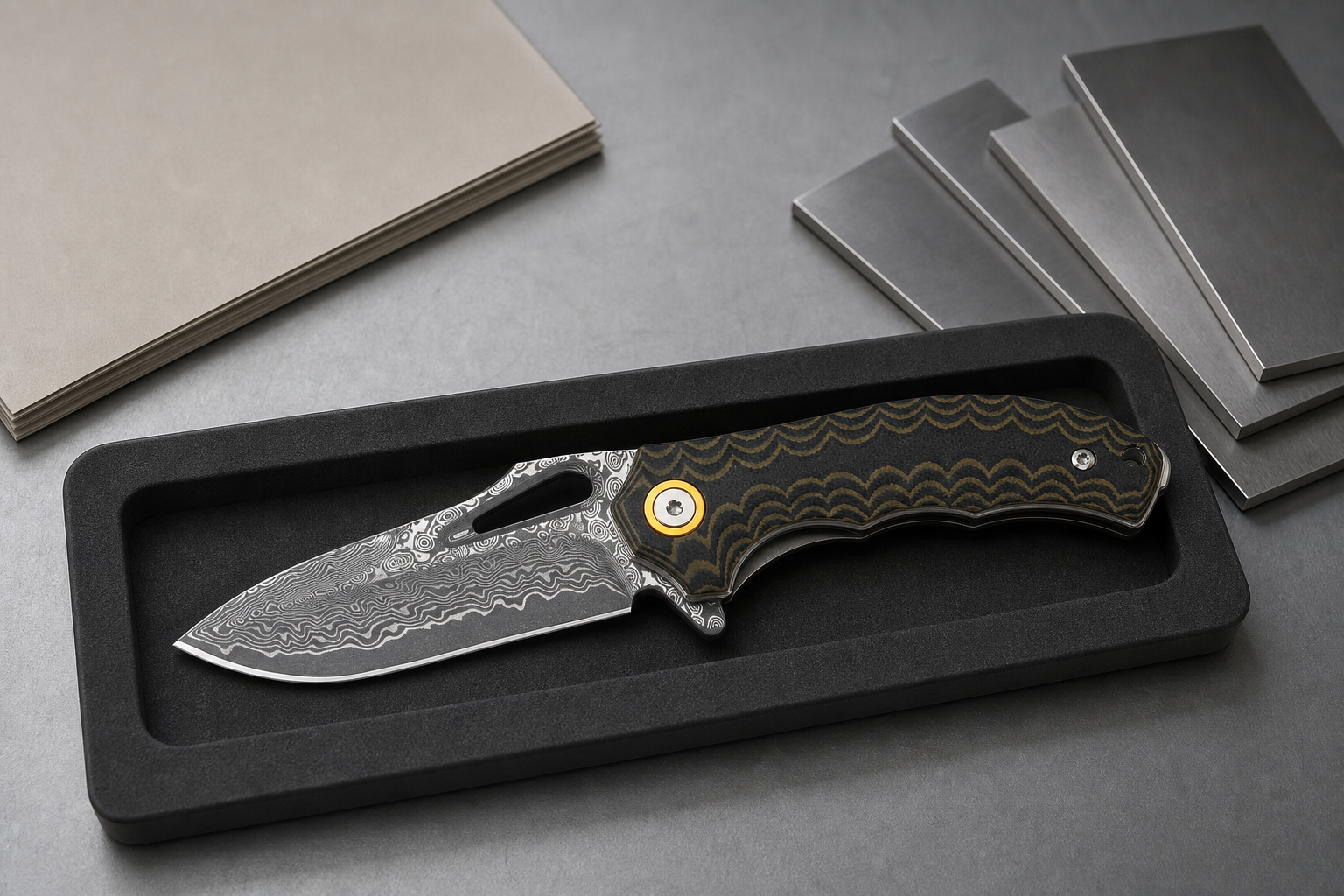 pocket knife steel heat treatment edge performance