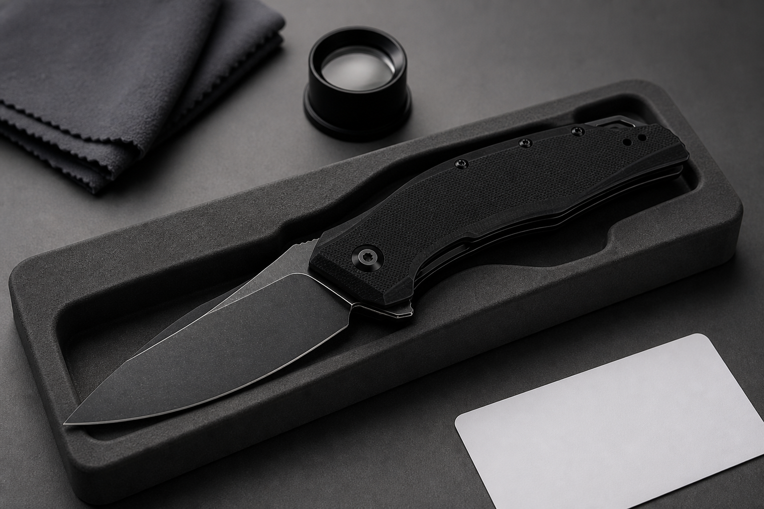 pocket knife edge geometry sharpening inspection