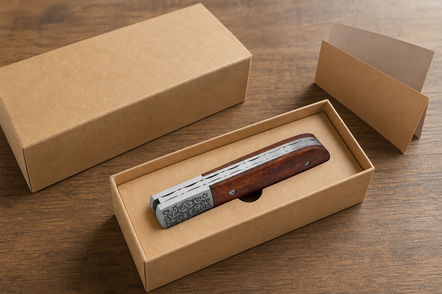 pocket knife sharpness packaging copy planning