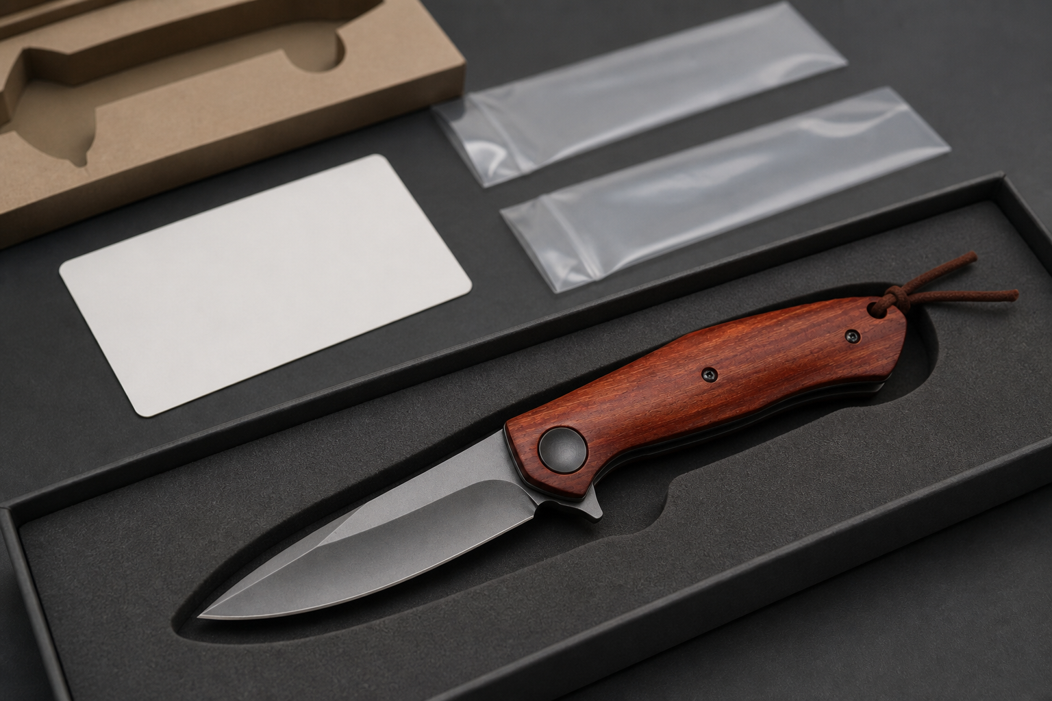 pocket knife sharpness final QC inspection