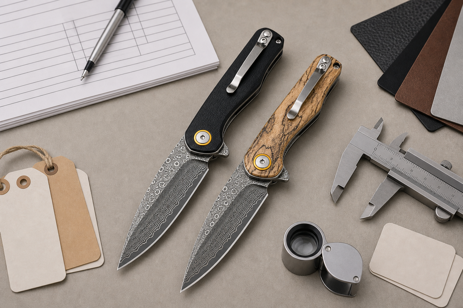 pocket knife type RFQ classification