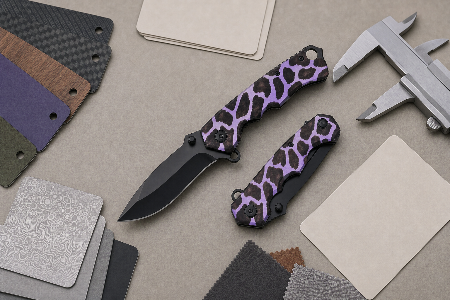 pocket knife materials and finish specification