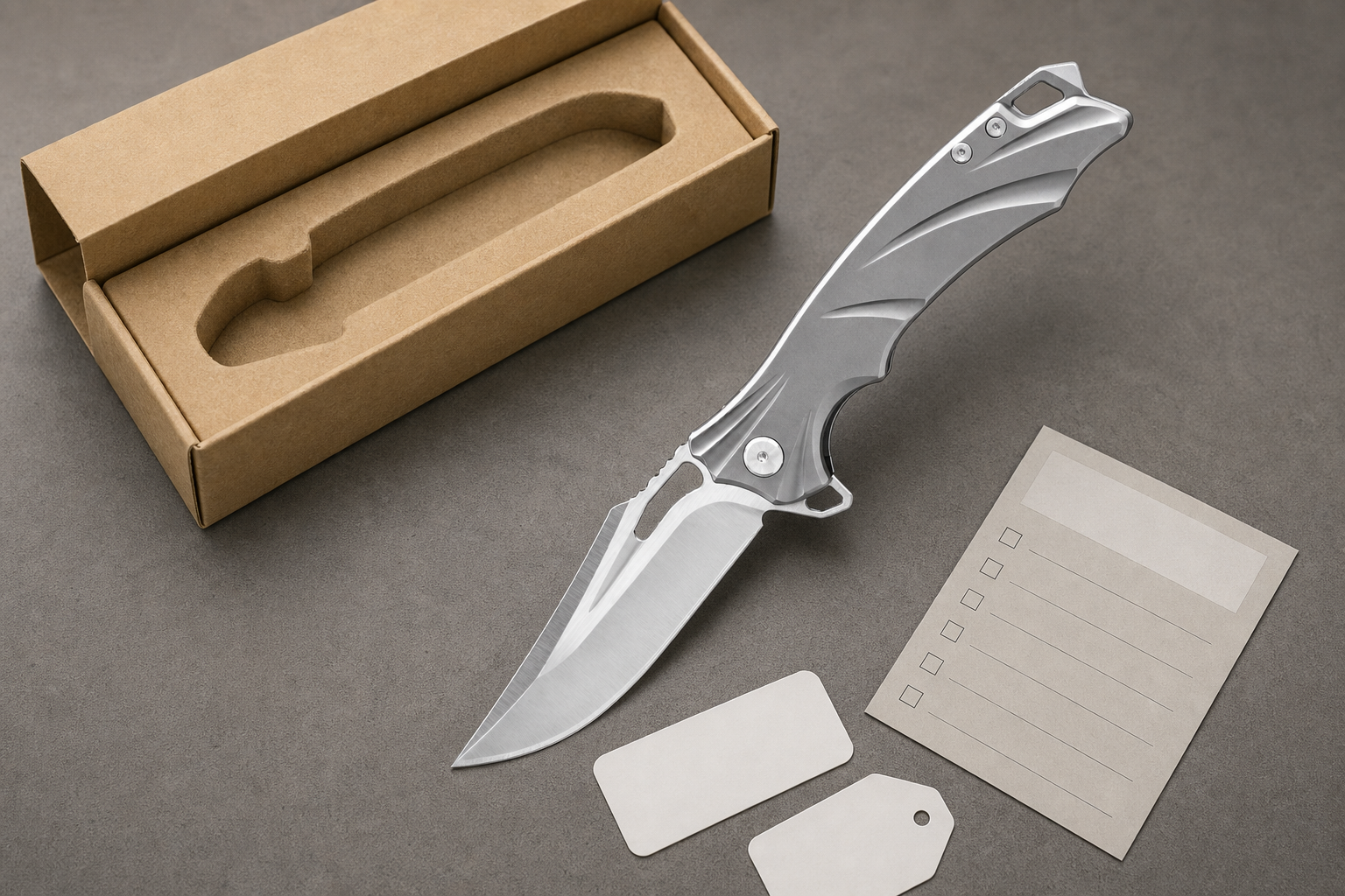 pocket knife packaging and labelling checks