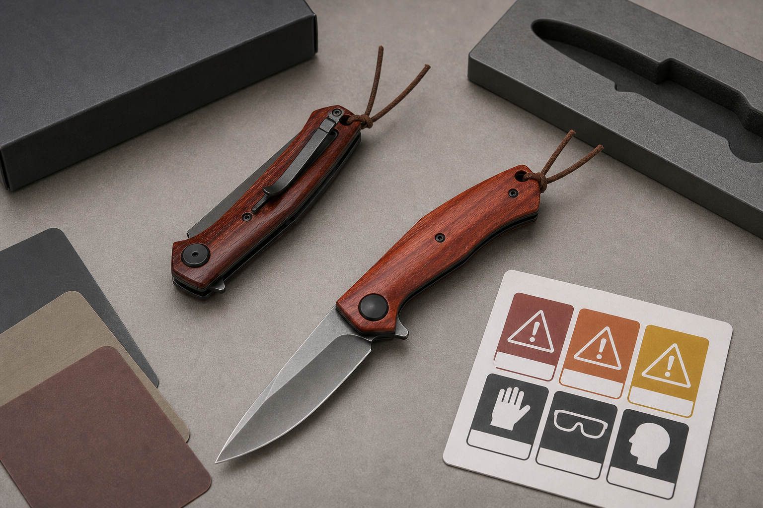rainbow knife warning label review