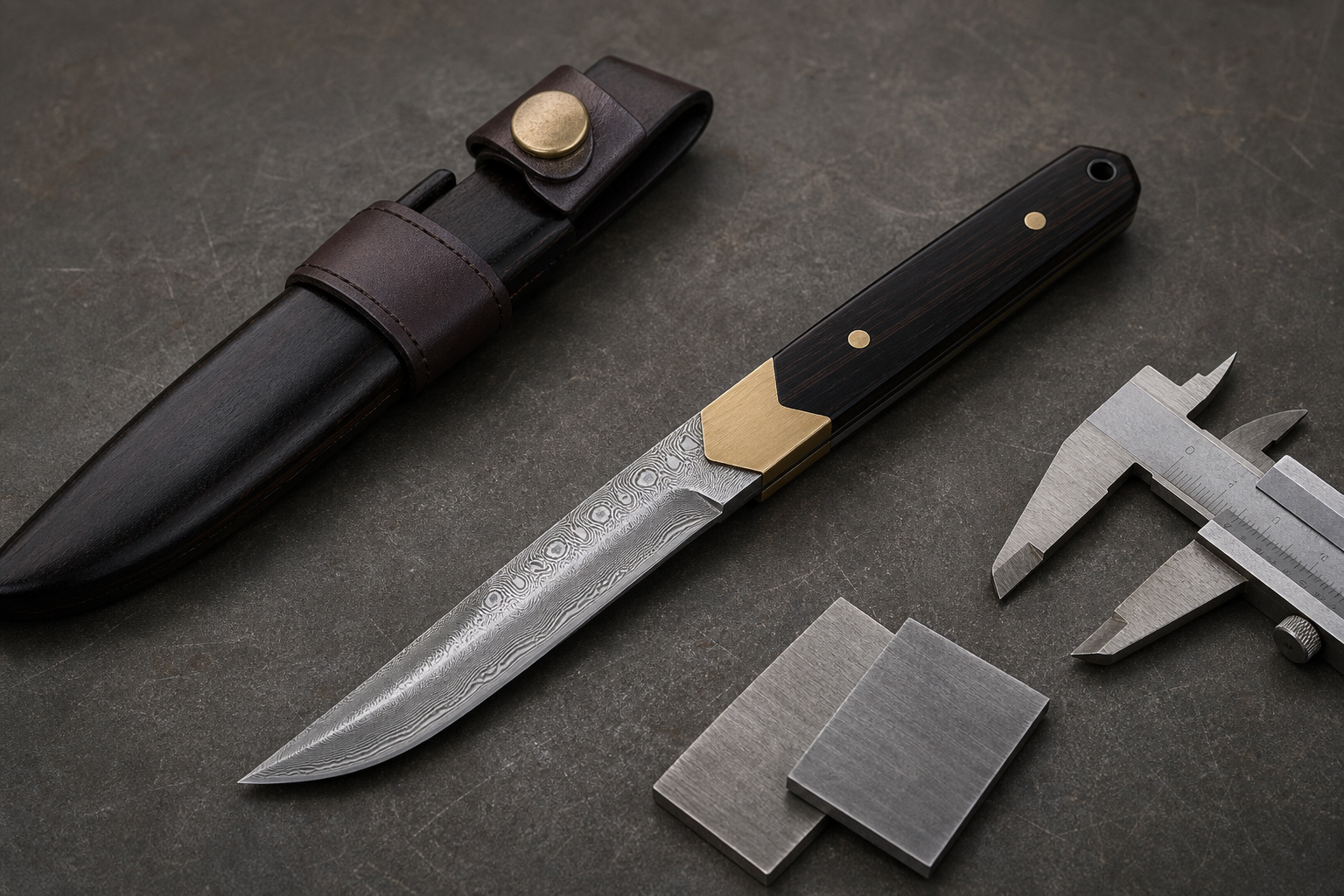 survival knife blade structure specification