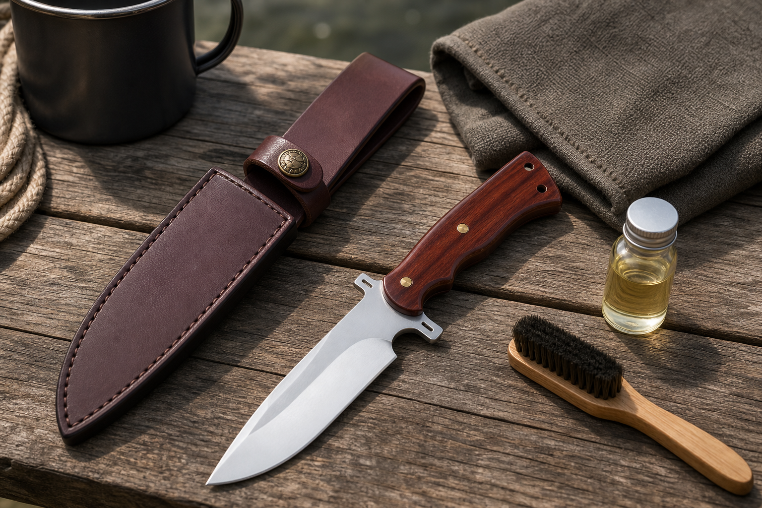 survival knife outdoor responsibility guide